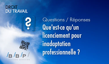 licenciement pour inadaptation professionnelle